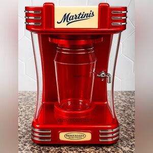 Red Retro Martini Machine